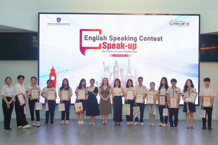 Những tài năng tỏa sáng tại Cuộc thi Hùng biện Tiếng Anh cấp trường “Speak-Up”